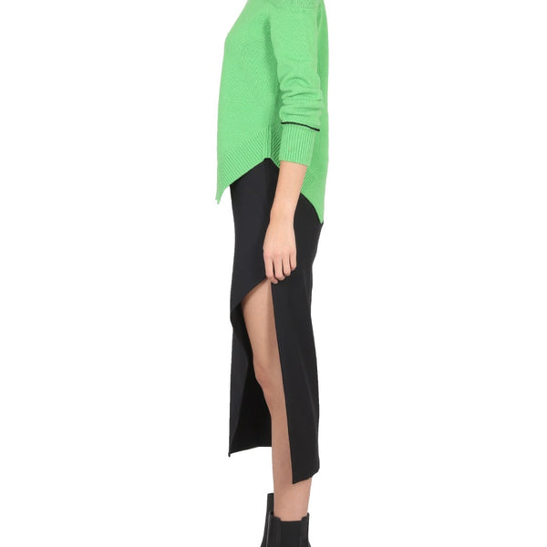 Alexander McQueen Skirts? Alexander Mcqueen Women Wool And Mohair Skirt Elegant Designer Casual Skirt
