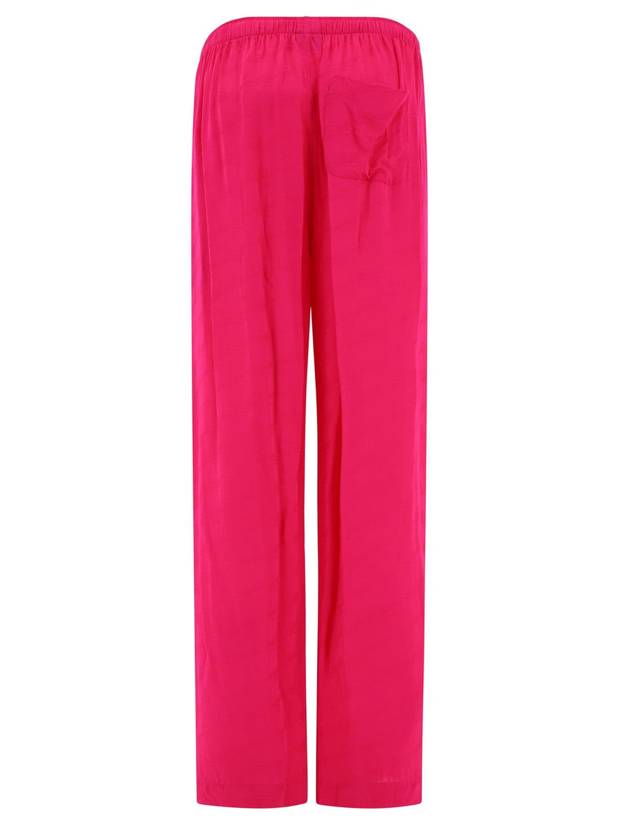 Balenciaga Pants? BALENCIAGA High Rise Regular Fit Monogram Trousers Tailored Everyday Designer Pants