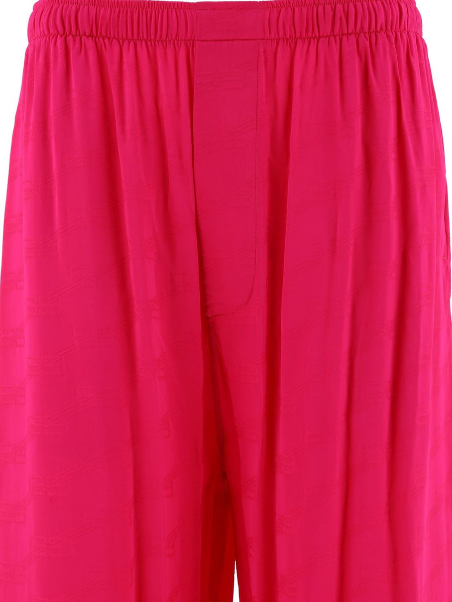 Balenciaga Pants- BALENCIAGA High Rise Regular Fit Monogram Trousers Tailored Everyday Designer Pants