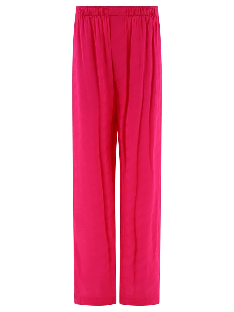 Balenciaga Pants- BALENCIAGA High Rise Regular Fit Monogram Trousers Tailored Everyday Designer Pants