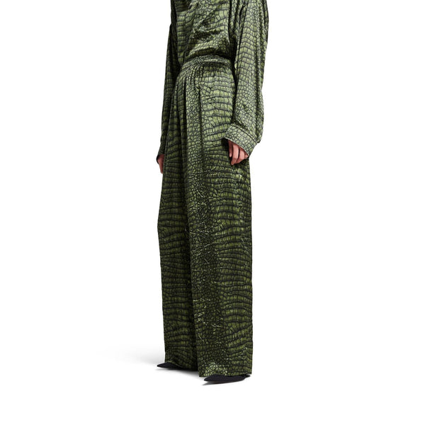 Balenciaga Pants? BALENCIAGA Luxury Silk Pajama Pants for Women Premium Designer Casual Trousers