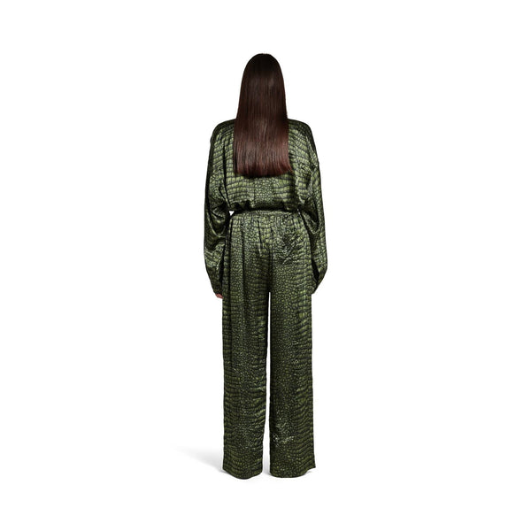 Balenciaga Pants- BALENCIAGA Luxury Silk Pajama Pants for Women Premium Designer Casual Trousers