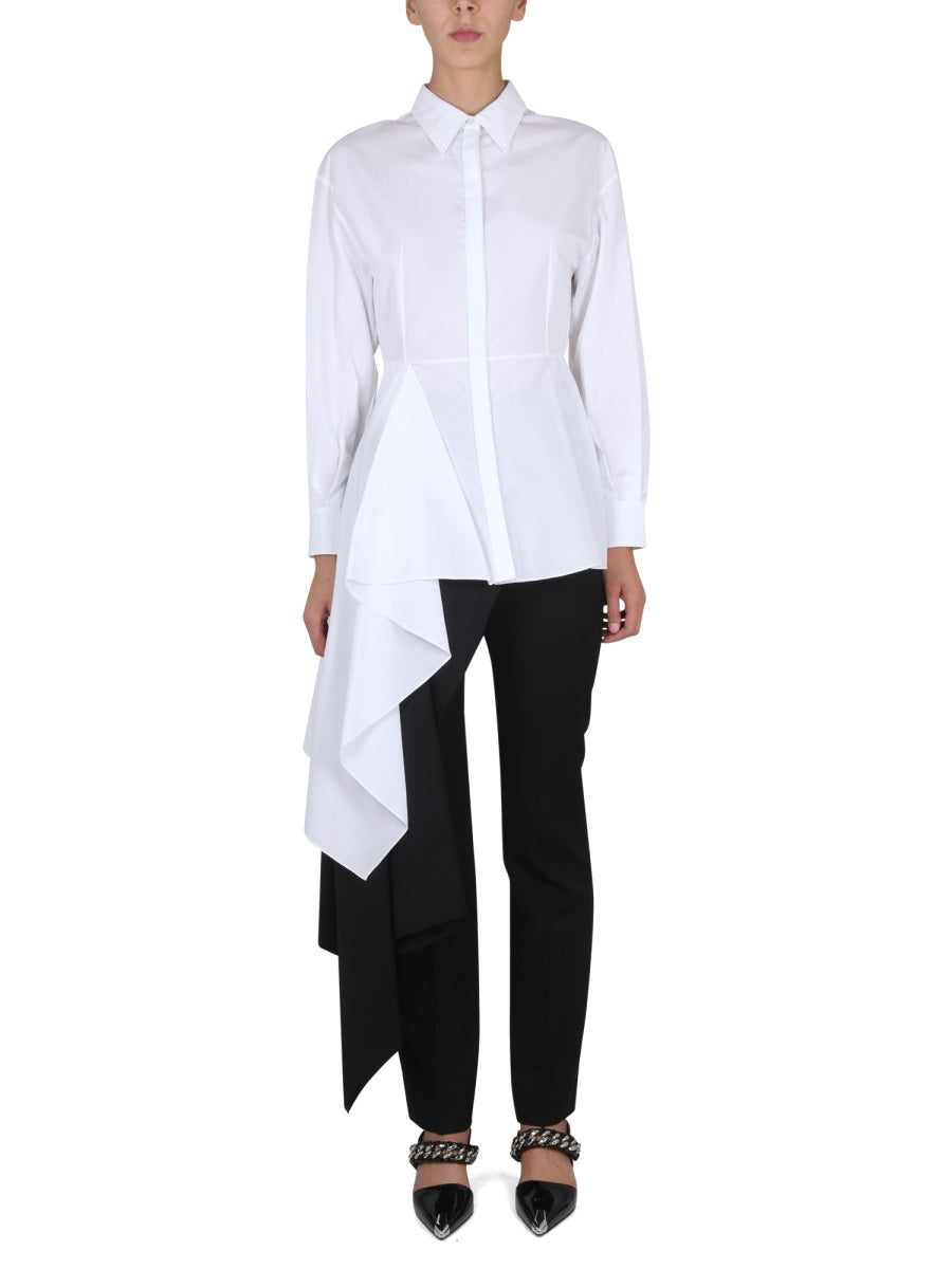 Alexander McQueen Tops? Alexander Mcqueen Women Asymmetric Shirt Premium Designer Casual Top