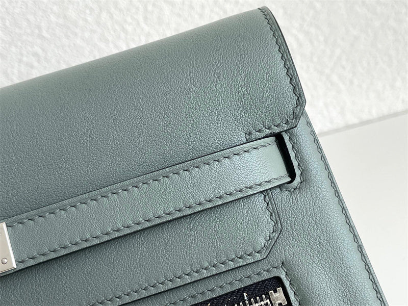 Close-up detail of clean-lined bag design