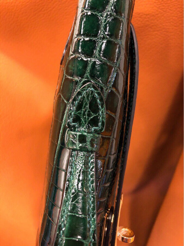 Close-up detail of curated bag design