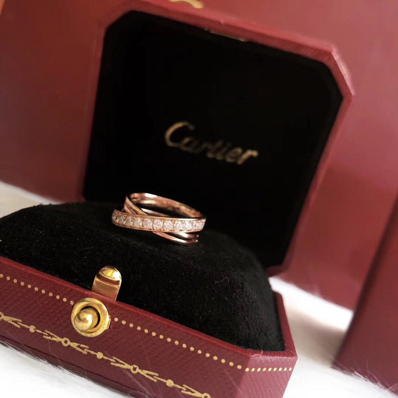 Side view of Cartier unisex jewelry piece