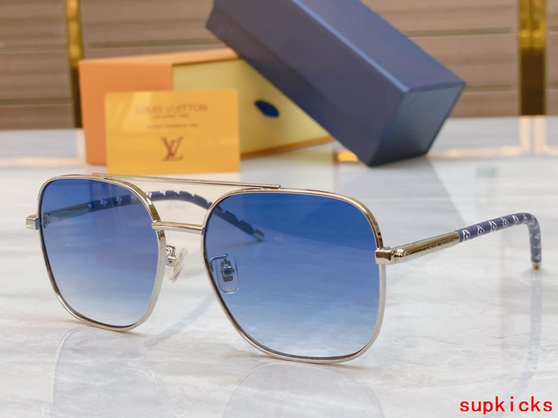 Lifestyle view of Louis Vuitton unisex sunglasses