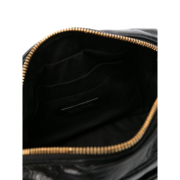Balenciaga Bags? Balenciaga Black Shoulder Bags Women Luxury Designer Leather Handbag