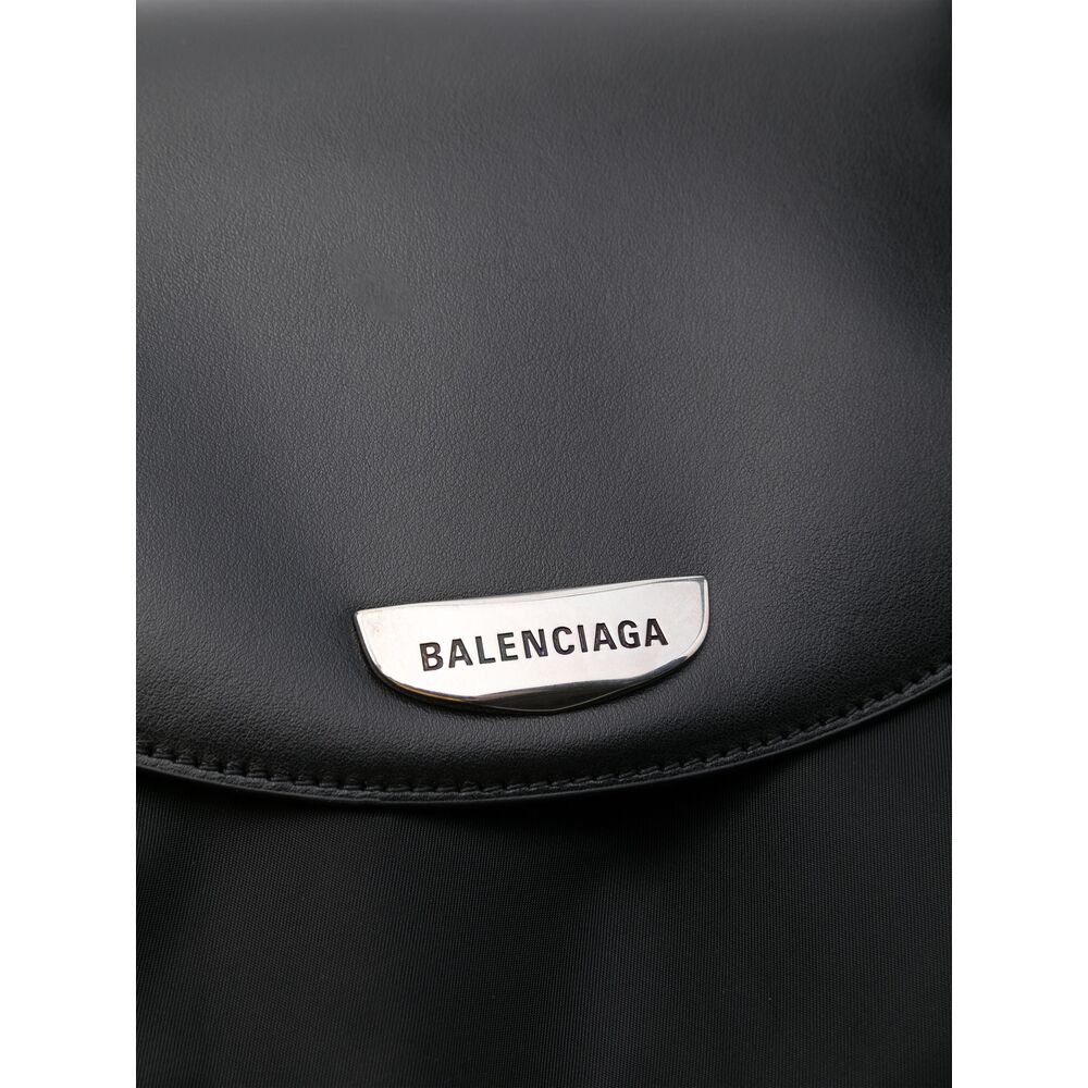 Balenciaga Bags- Balenciaga Black Shoulder Bags Women Luxury Designer Leather Handbag