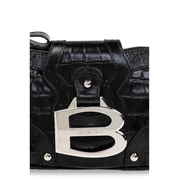 Balenciaga Bags? Balenciaga Black Shoulder Bags Women Elegant Everyday Designer Handbag
