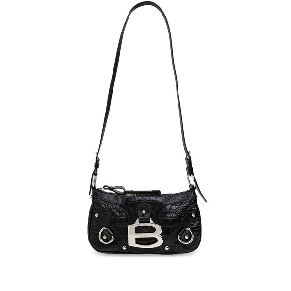 Balenciaga Bags? Balenciaga Black Shoulder Bags Women Elegant Everyday Designer Handbag