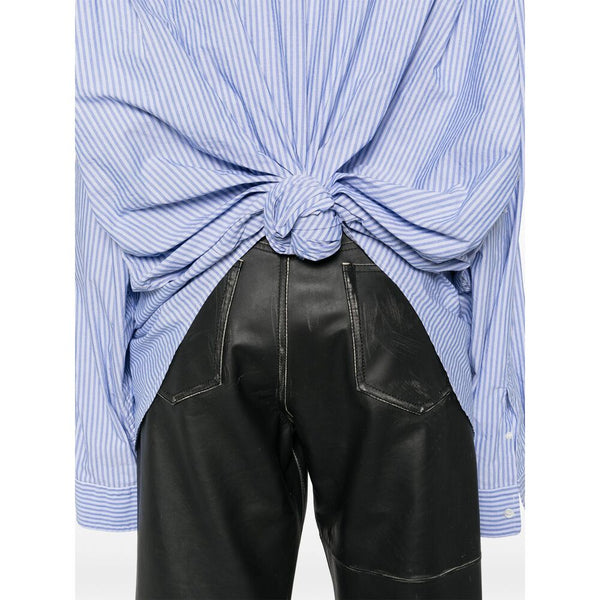 Balenciaga Tops- Balenciaga Blue Tops - Shirts Women Elegant Everyday Designer Top