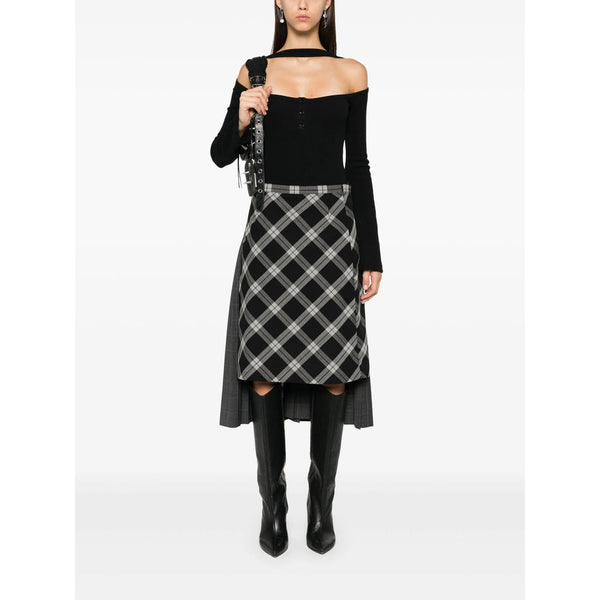 Balenciaga Skirts- Balenciaga Grey Skirts - Pleated Skirts Women Elegant Designer Casual Skirt