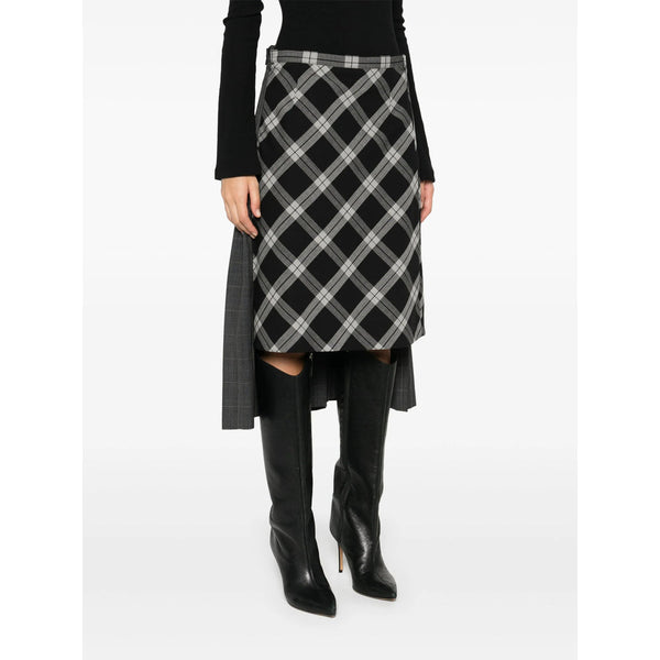 Balenciaga Skirts- Balenciaga Grey Skirts - Pleated Skirts Women Elegant Designer Casual Skirt