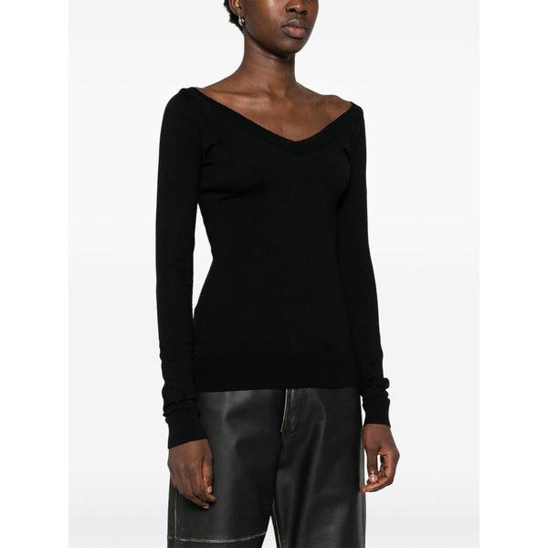 Balenciaga Sweaters- Balenciaga Black Knitwear - Jumpers Women Luxury Designer Knit Sweater