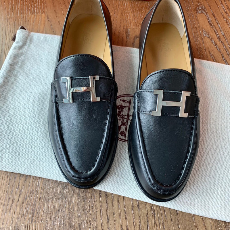 Hermes shoes Style 334 - close-up of luxury comfort fit