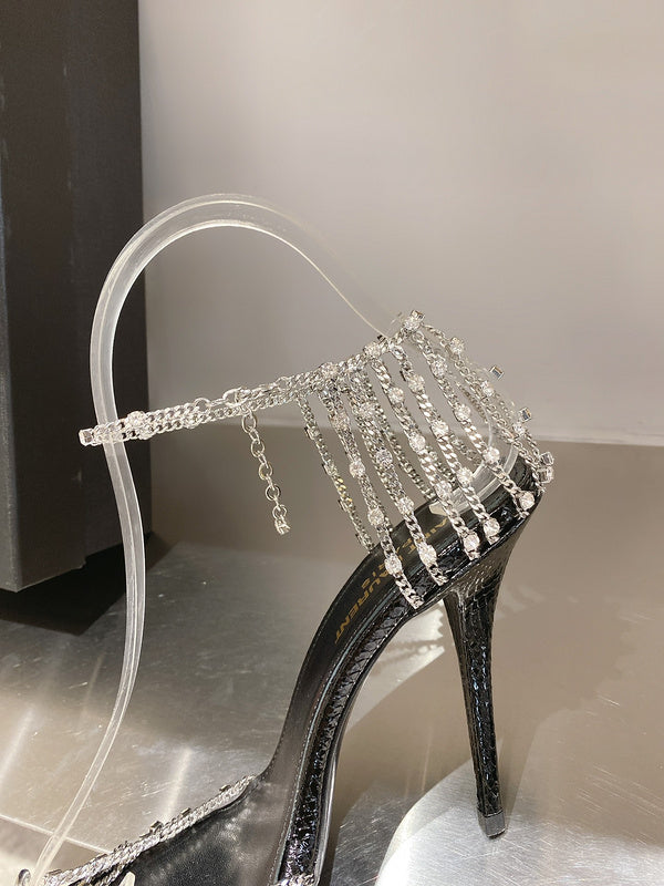 Three-quarter angle view of Saint Laurent luxury piece style No.094
