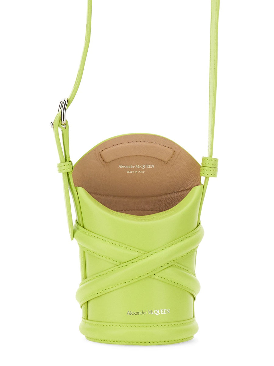Alexander McQueen Bags? Alexander Mcqueen Women "The Curve" Mini Bag Elegant Everyday Designer Handbag