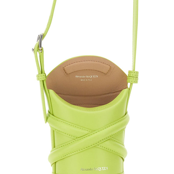 Alexander McQueen Bags? Alexander Mcqueen Women "The Curve" Mini Bag Elegant Everyday Designer Handbag