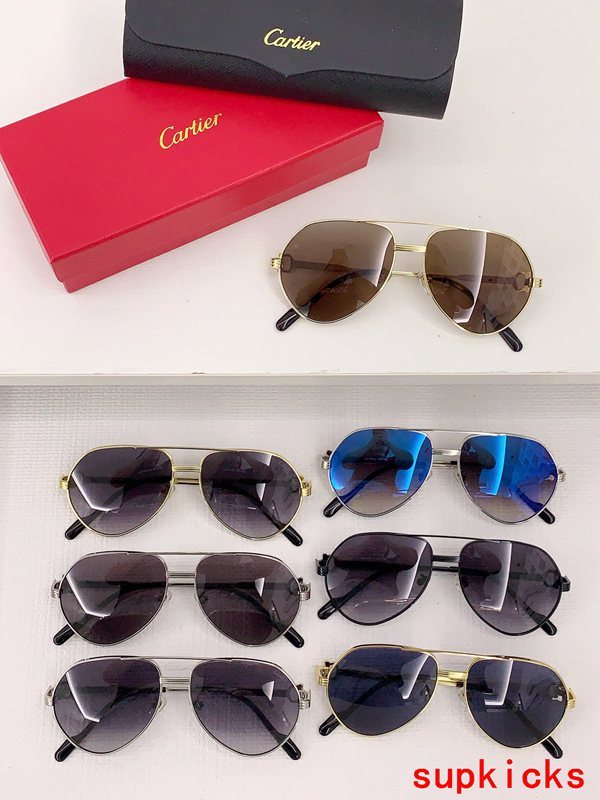 Lifestyle view of Cartier unisex sunglasses