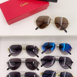 Lifestyle view of Cartier unisex sunglasses