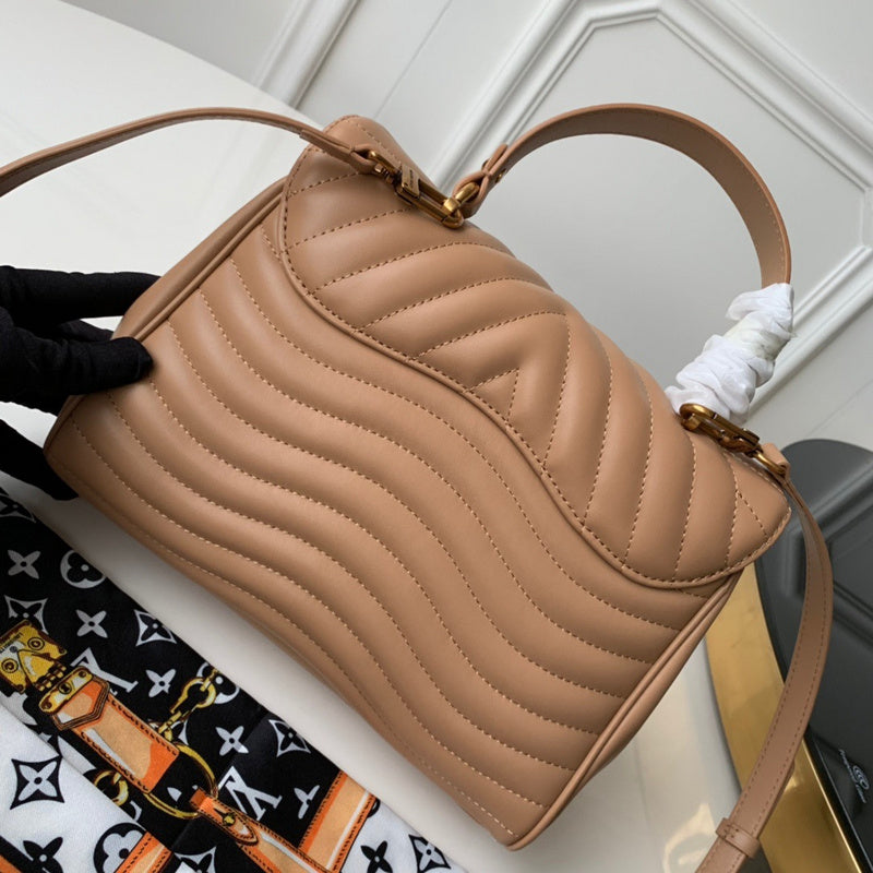 Top view of premium modern women's handbag – women's statement bag