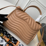 Top view of premium modern women's handbag – women's statement bag
