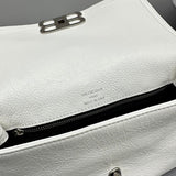 Zivas Charm Modern Edge Statement Handbag (Signature Shape & Finish) – Detail View
