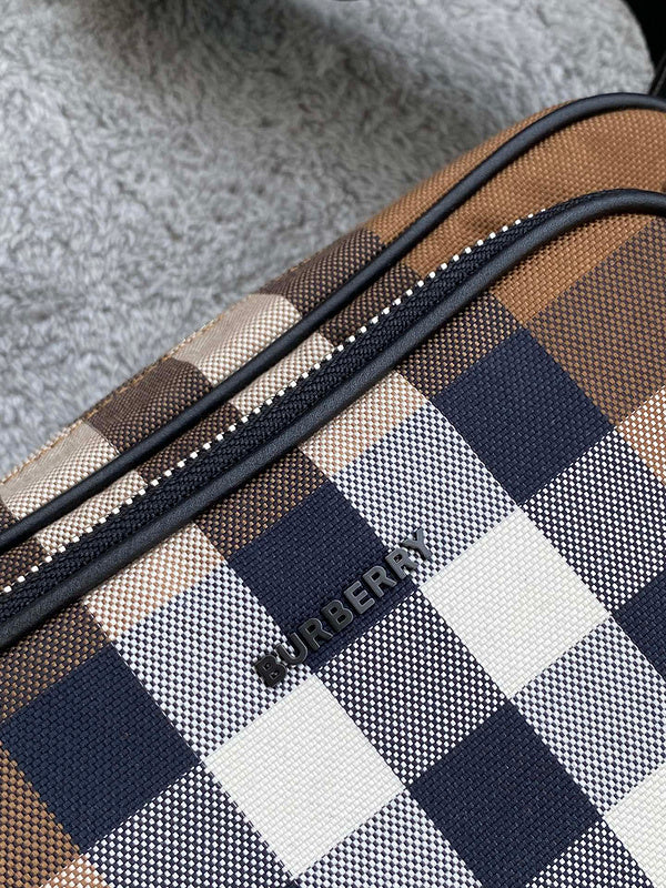 Polished Vegan Leather Handbag - Sleek Minimalist Lines | Women's Premium Handbag #1097 - back view (image 4) of designer-inspired handbag