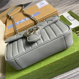 Back view of chic polished women's handbag – women's everyday handbag