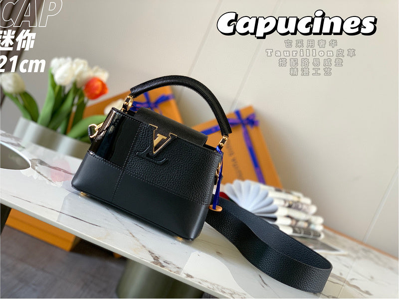 Side profile of statement sleek women's handbag – women's premium purse