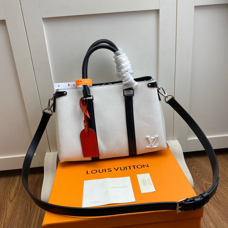 Side profile of classic elevated women's handbag – women's premium purse