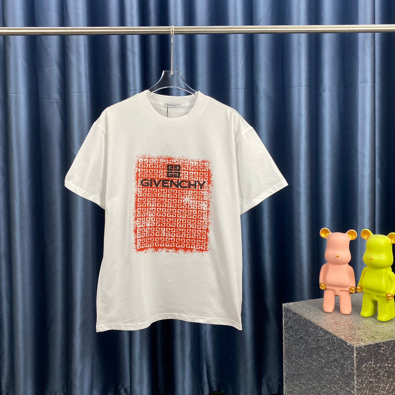Front view of Givenchy luxury clothing with signature branding