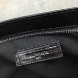 Polished Faux Leather Handbag - Everyday Elegance | Women's Luxury Handbag #1020 - close-up detail shot (image 3) of designer-inspired handbag