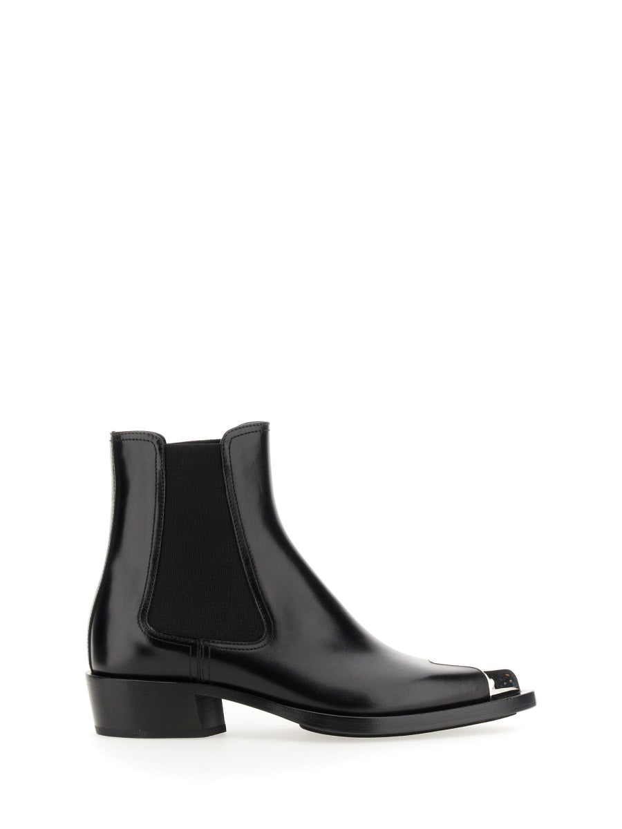 Alexander McQueen boots & booties luxury designer piece front view