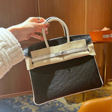  classic handbag detail view showing craftsmanship 14