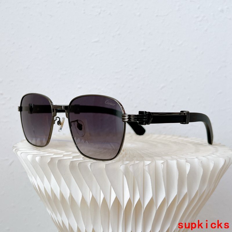 Angled view of Cartier unisex sunglasses