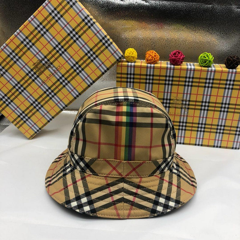 Front view of Burberry unisex cap