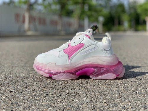 Balenciaga shoes Style 386 - close-up of iconic logo design (alternate angle)