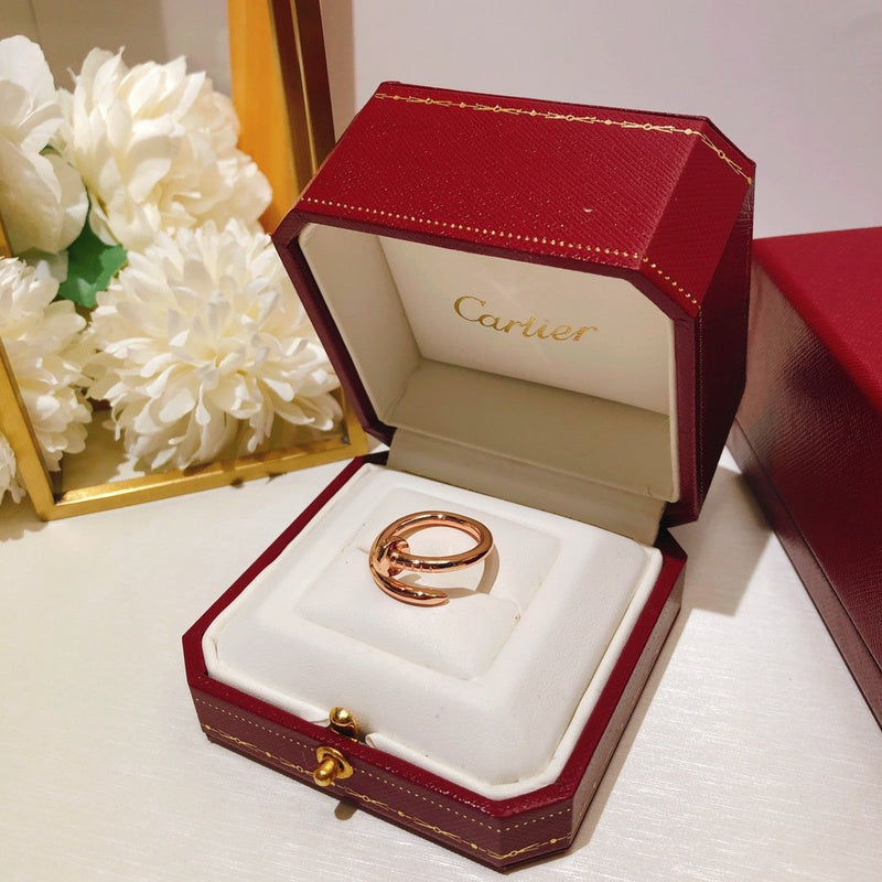 Close-up detail view of Cartier unisex jewelry piece