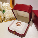 Close-up detail view of Cartier unisex jewelry piece