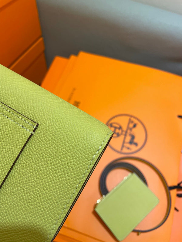 Side view of versatile structured handbag