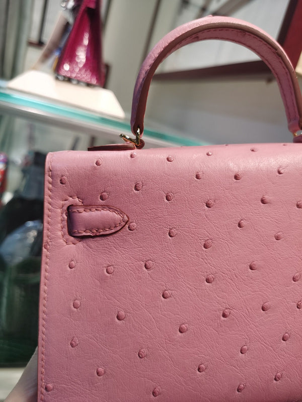 Close-up detail of graceful bag design