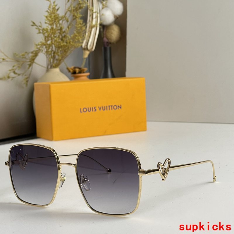 Lifestyle view of Louis Vuitton unisex sunglasses