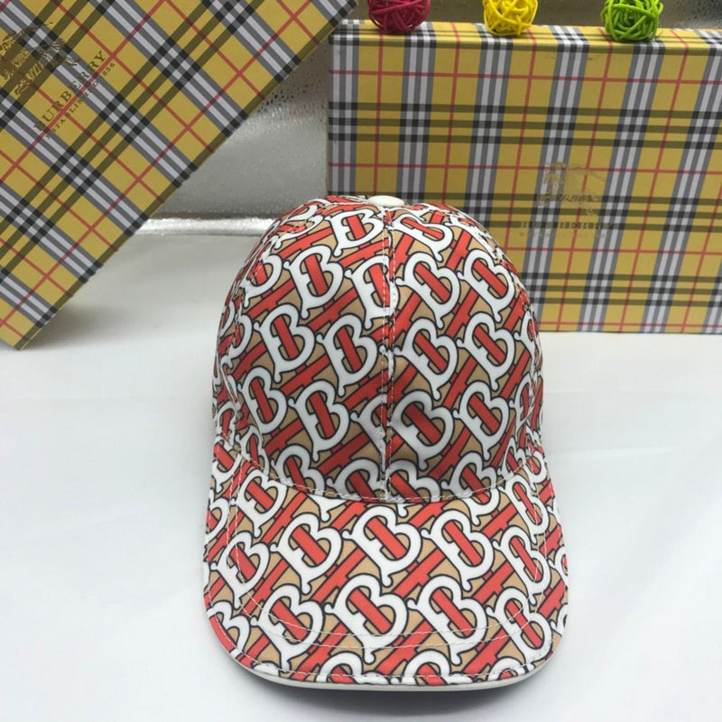 Side view of Burberry unisex cap