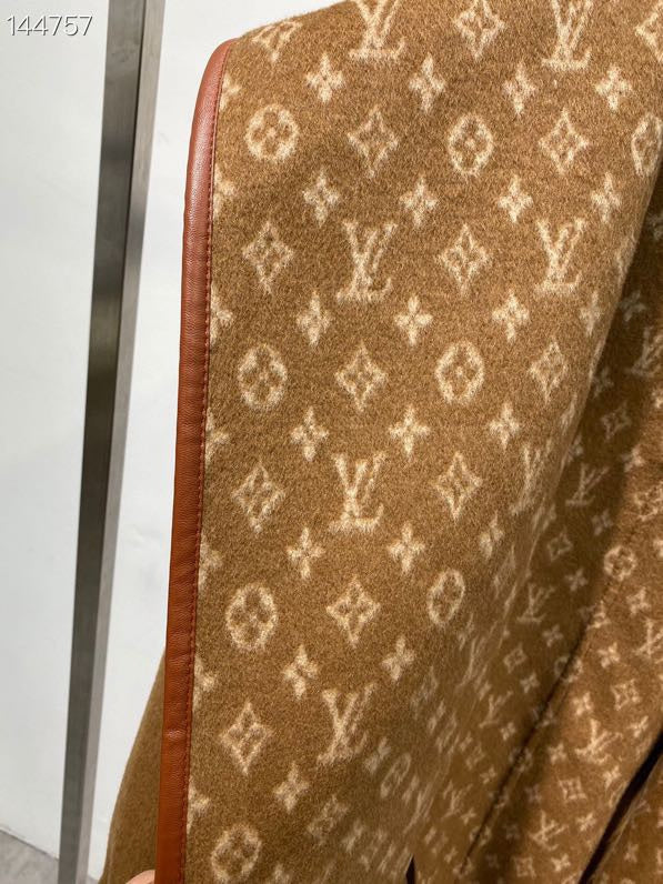 Back view of Louis Vuitton luxury clothing with contemporary cut
