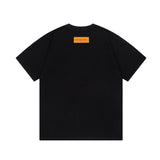 Side profile of Louis Vuitton cotton t-shirt with relaxed-fit cut