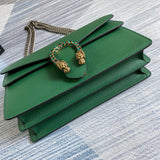 Back view of structured everyday-luxe women's handbag – women's designer-style accessory