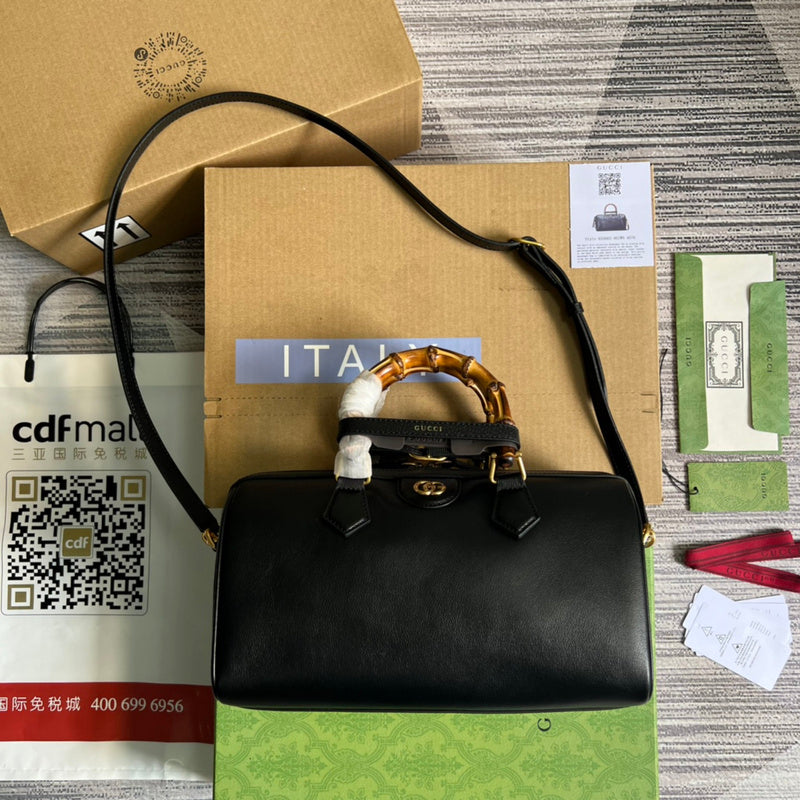 Side profile of chic sleek women's handbag – women's luxury handbag