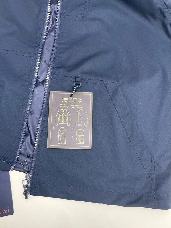Full styled look of Louis Vuitton luxury clothing with tailored silhouette